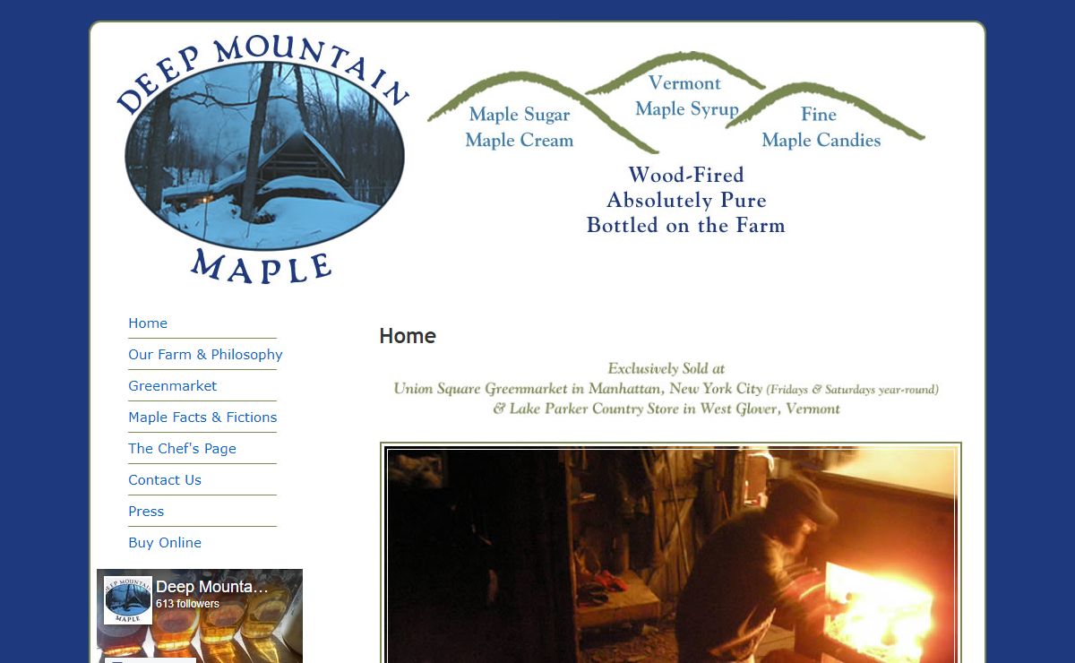 Vermont Maple Syrup - Deep Mountain Maple