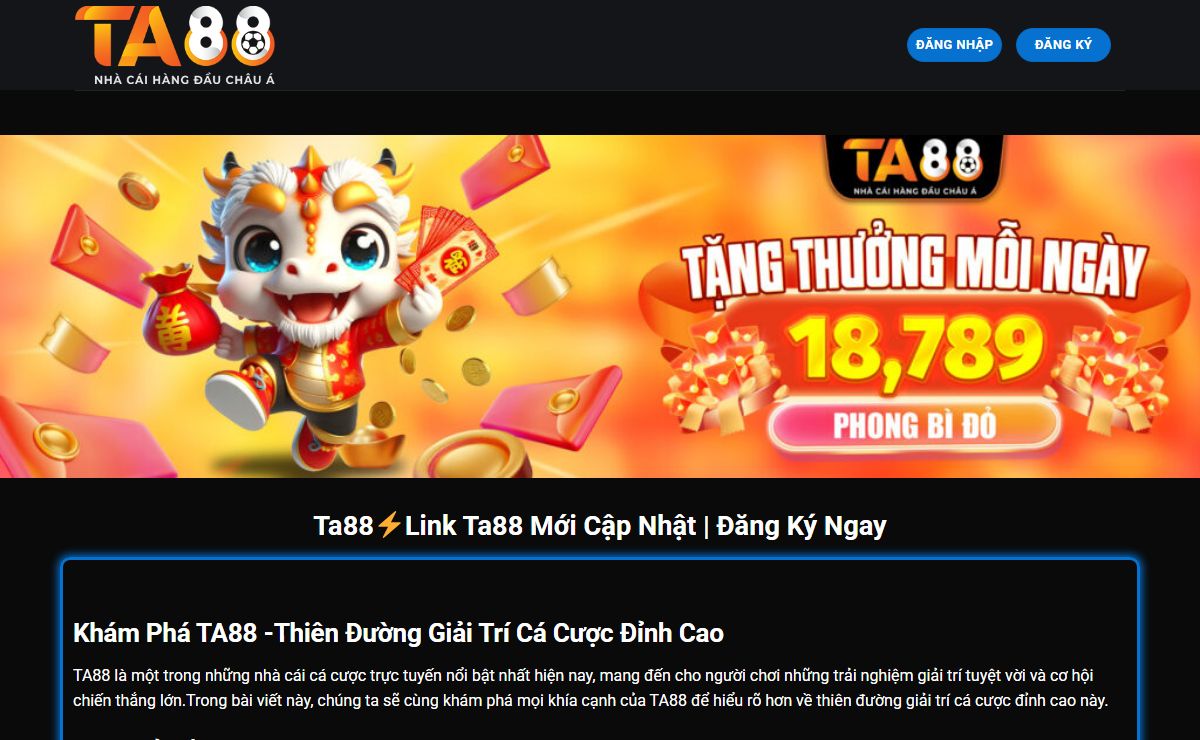 Ta88⚡️Link Ta88 Mới Cập Nhật | Đăng Ký Ngay