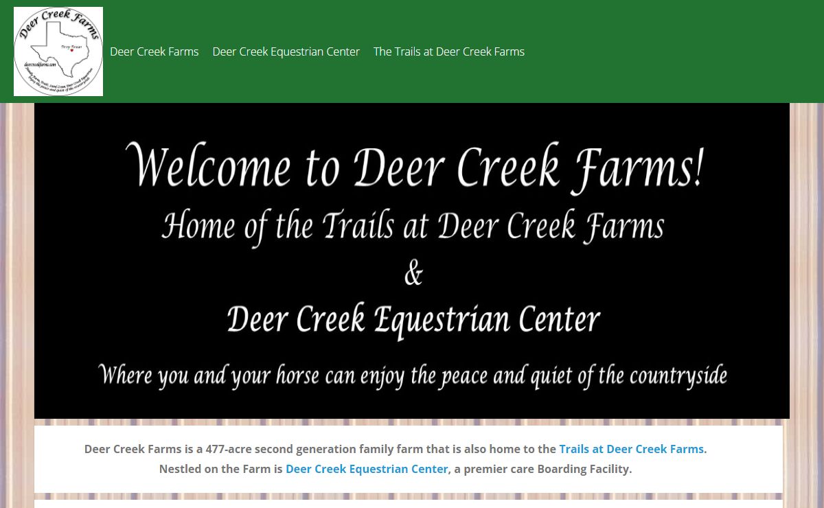 Deer Creek Farms – Welcome to Deer Creek Farms