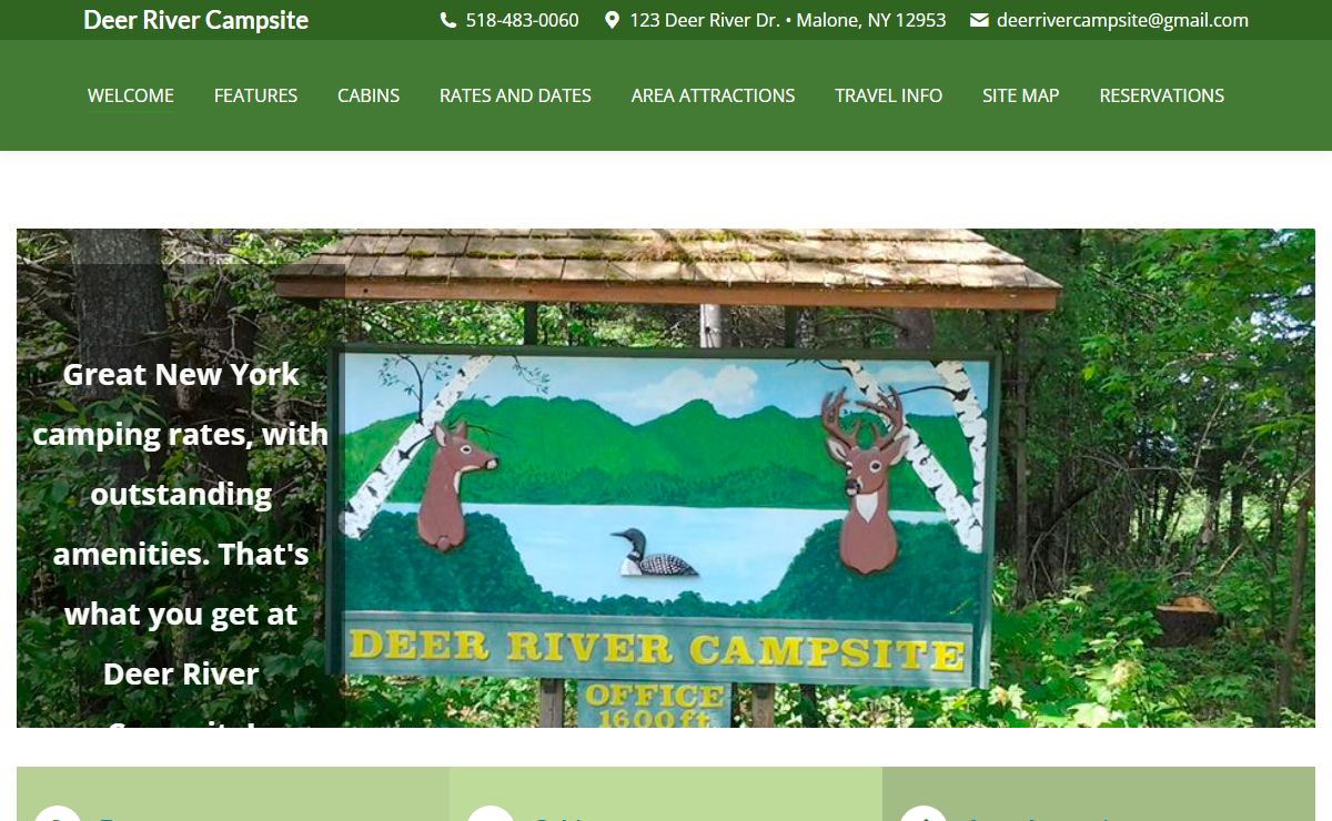 Deer River Campsite – We have what it takes to relax and get away from it all!