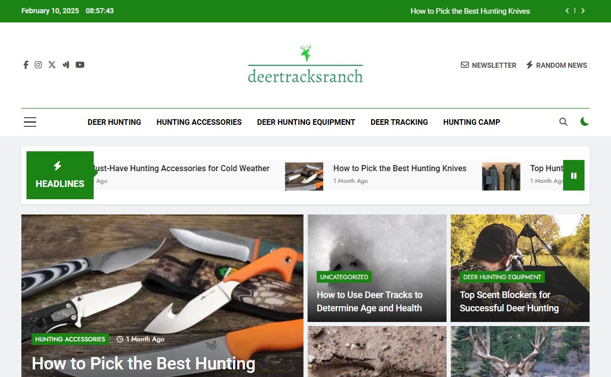 deertracksranch.com - "Where Adventure and Wildlife Meet"