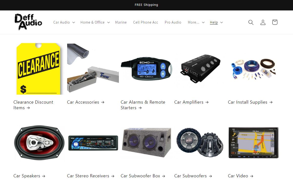 Deff Audio.com Car Amplfiiers Subwoofers Stereos and much much more