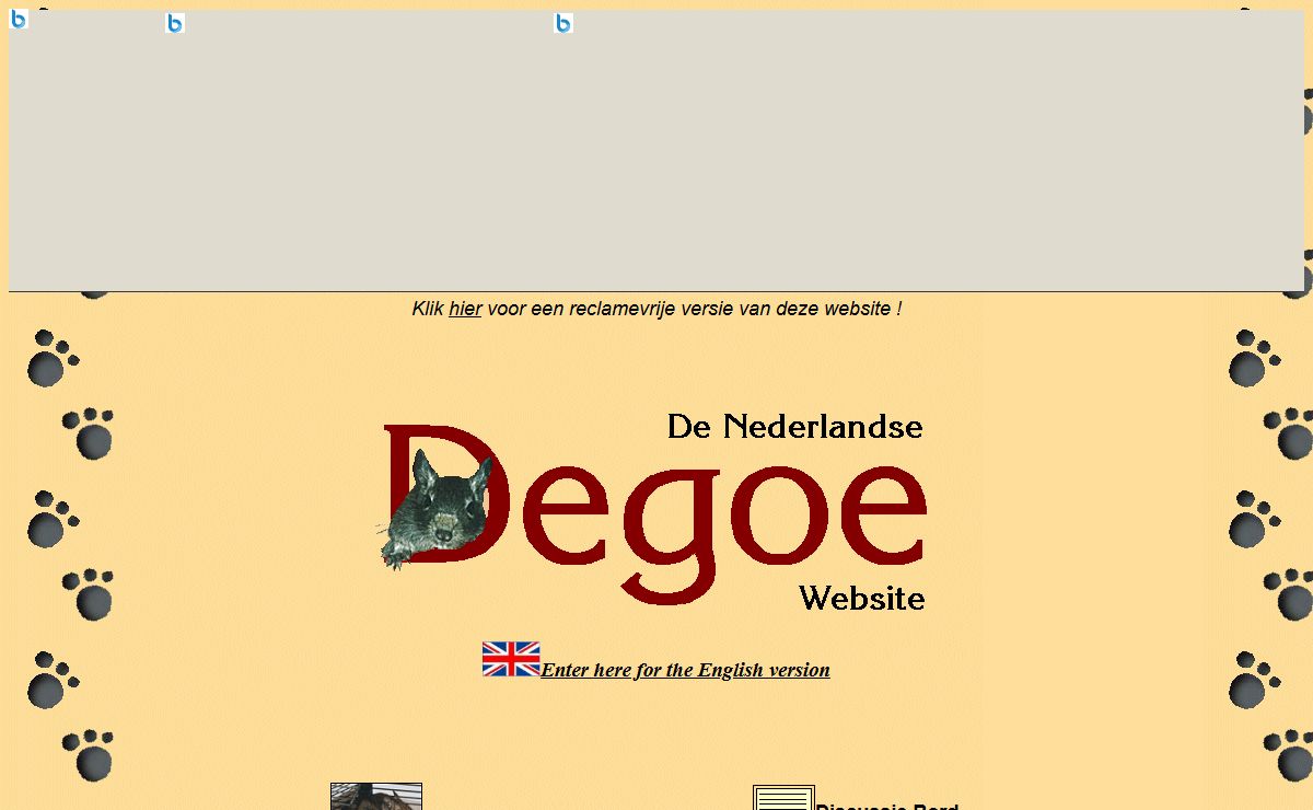 De Nederlandse Degoe Website
