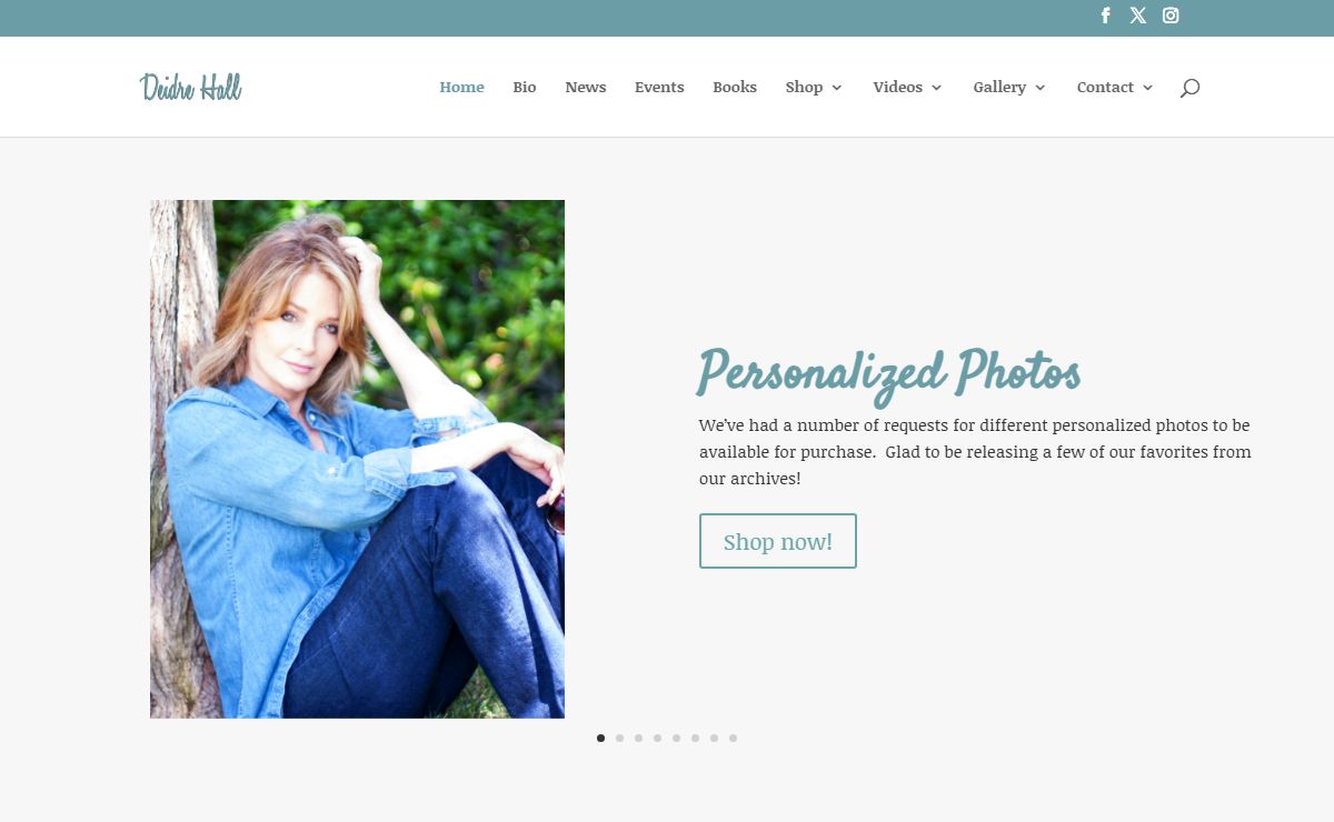 Deidre Hall | The Official Deidre Hall Website