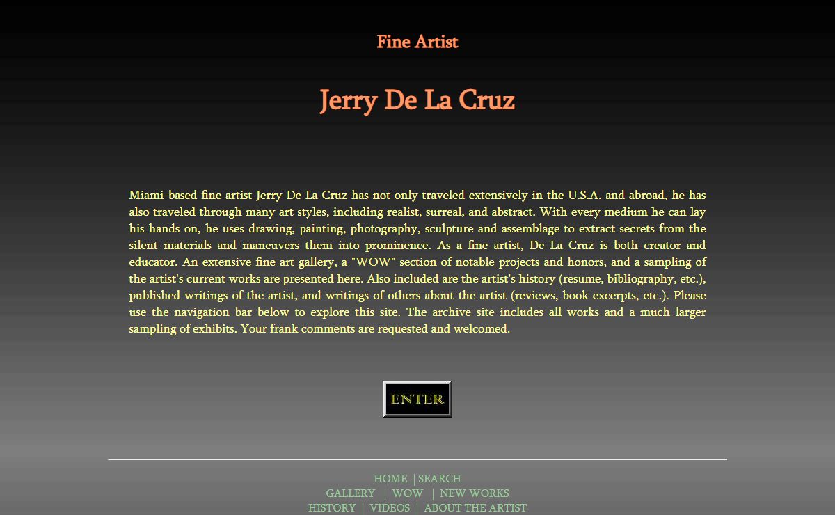 Jerry De-La-Cruz>Fine Artist>Miami