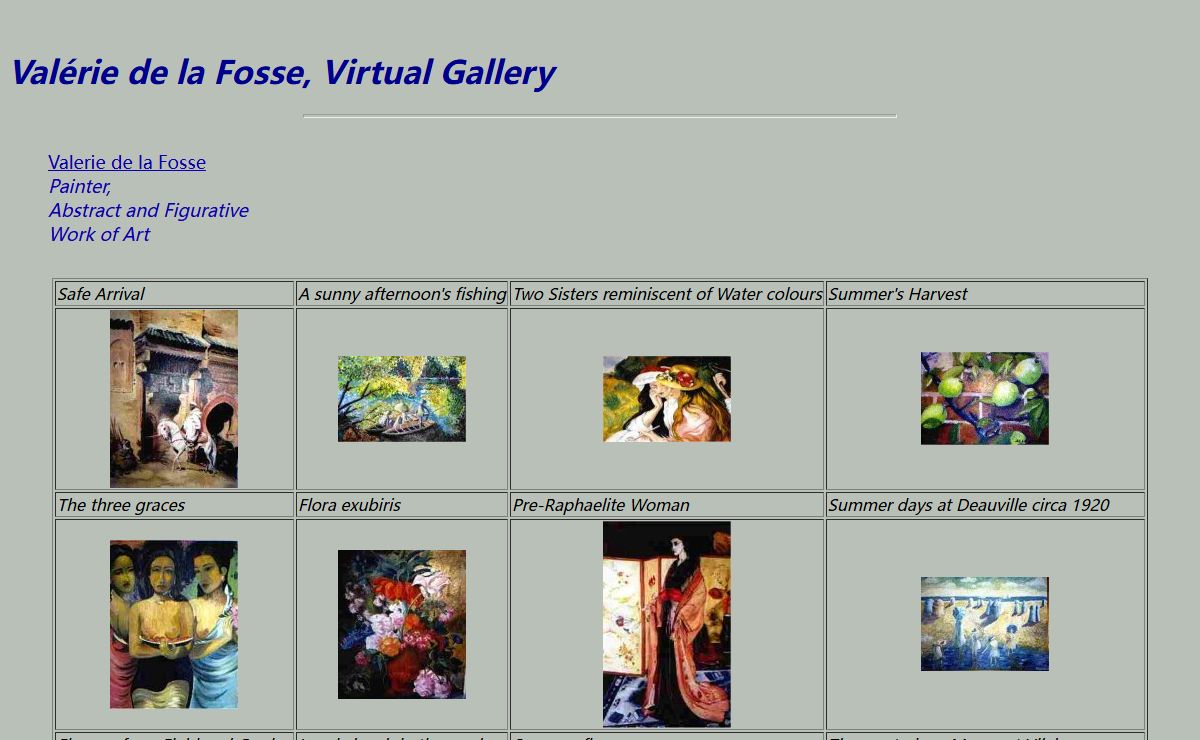 Valerie Delafosse abstract and figurative impressionnist painter