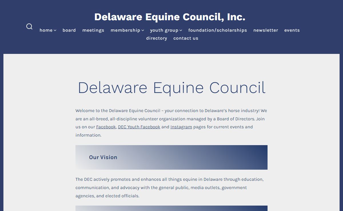 Delaware Equine Council, Inc.