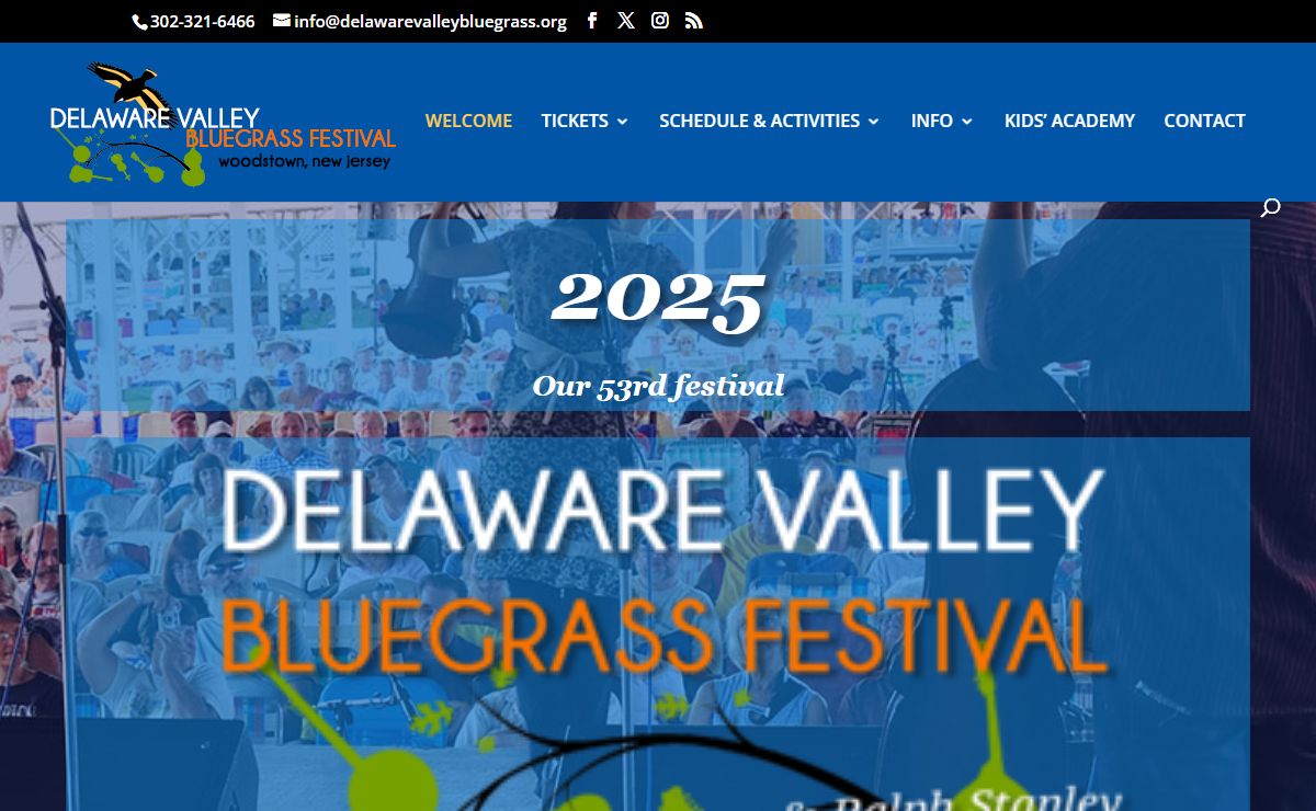 welcome2025 | Delaware Valley Bluegrass Festival
