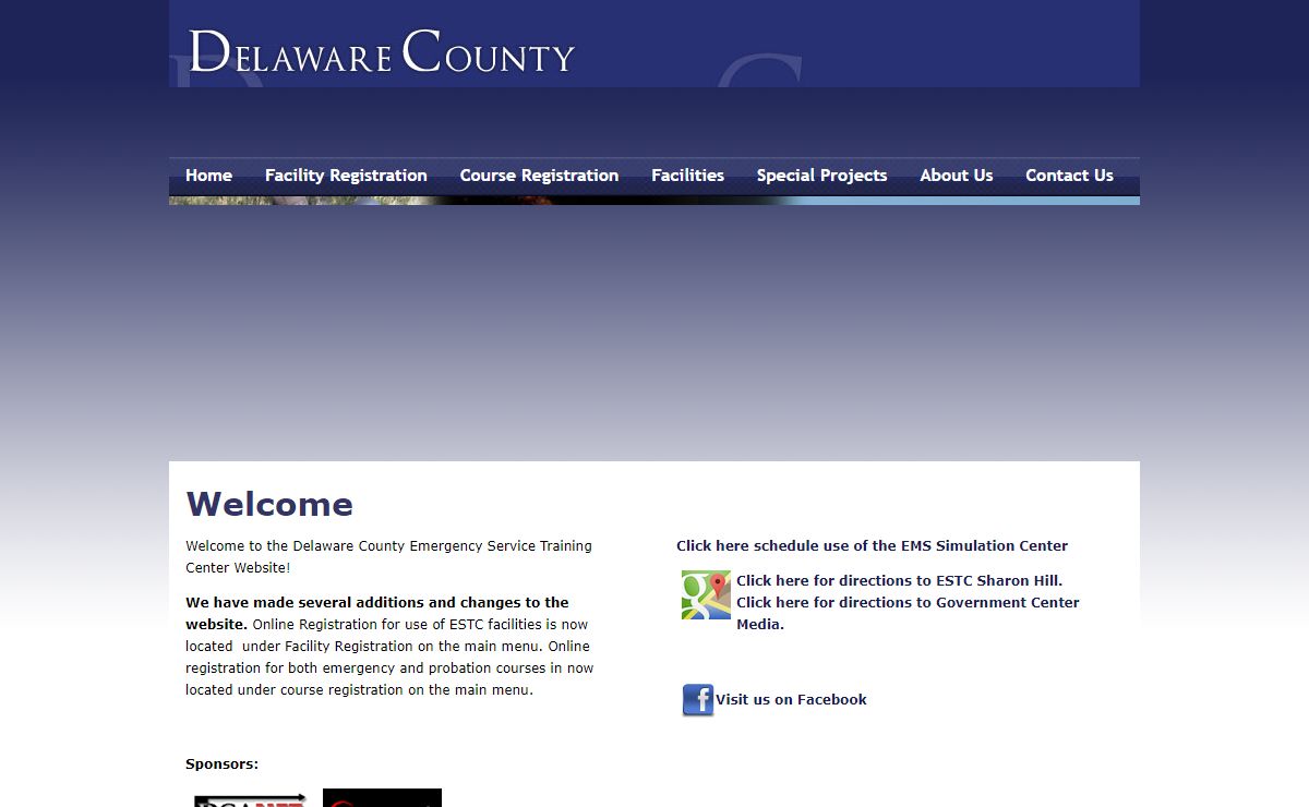 Delaware County Emergency Services Training Center - Home
