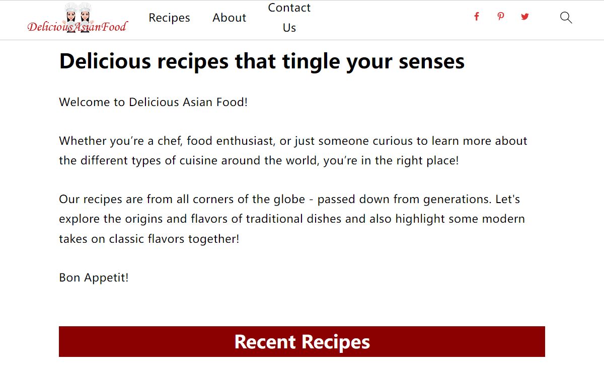 Delicious recipes that tingle your senses - Delicious Asian Food