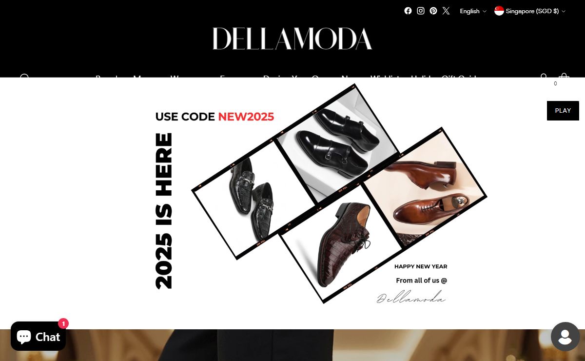 Designer Italian Shoes and Accessories | Dellamoda.com