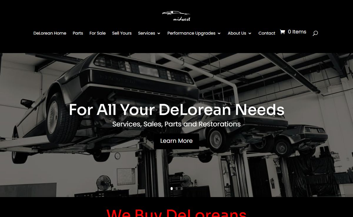 DeLorean Home - DeLorean Midwest