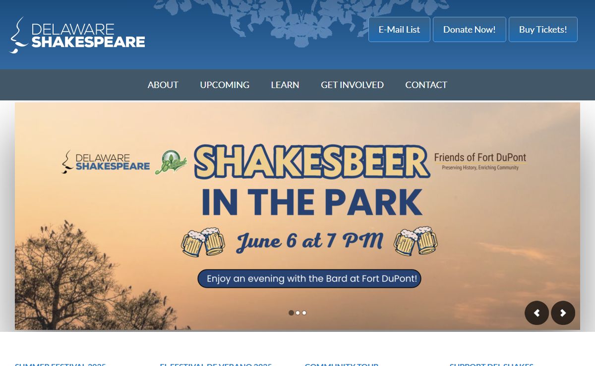 Delaware Shakespeare - Delaware Shakespeare