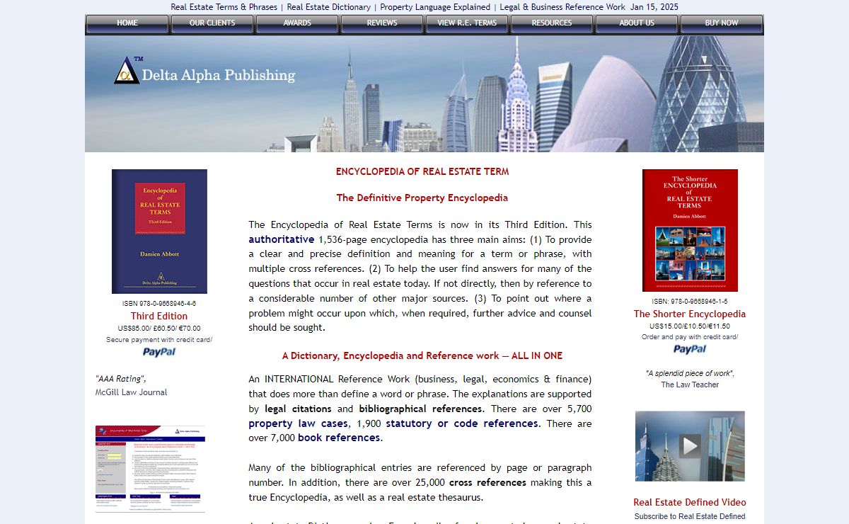 Encyclopedia of Real Estate Terms | Real Estate Terms | Property Terms
