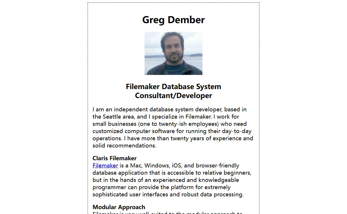 Custom Filemaker Database Development