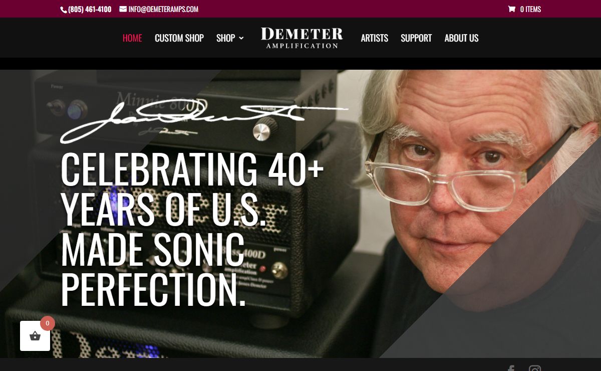 Demeter Amplification | Bass, Guitar and Pro Audio