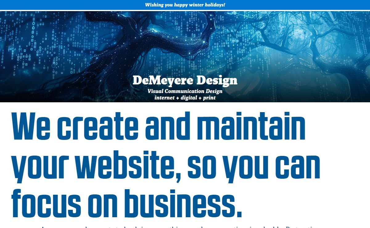 DeMeyere Design – creative ☆ tech-savvy ☆ eclectic