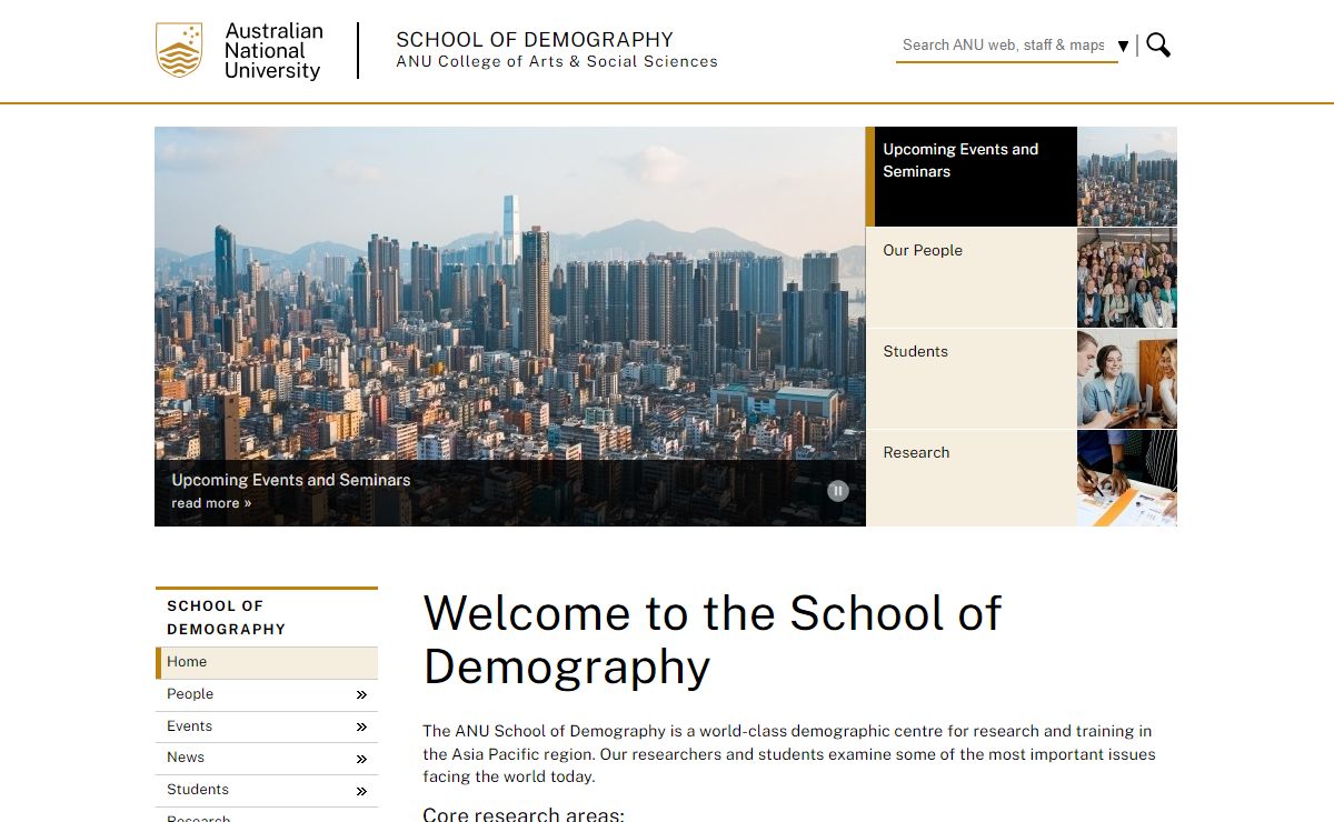 School of Demography