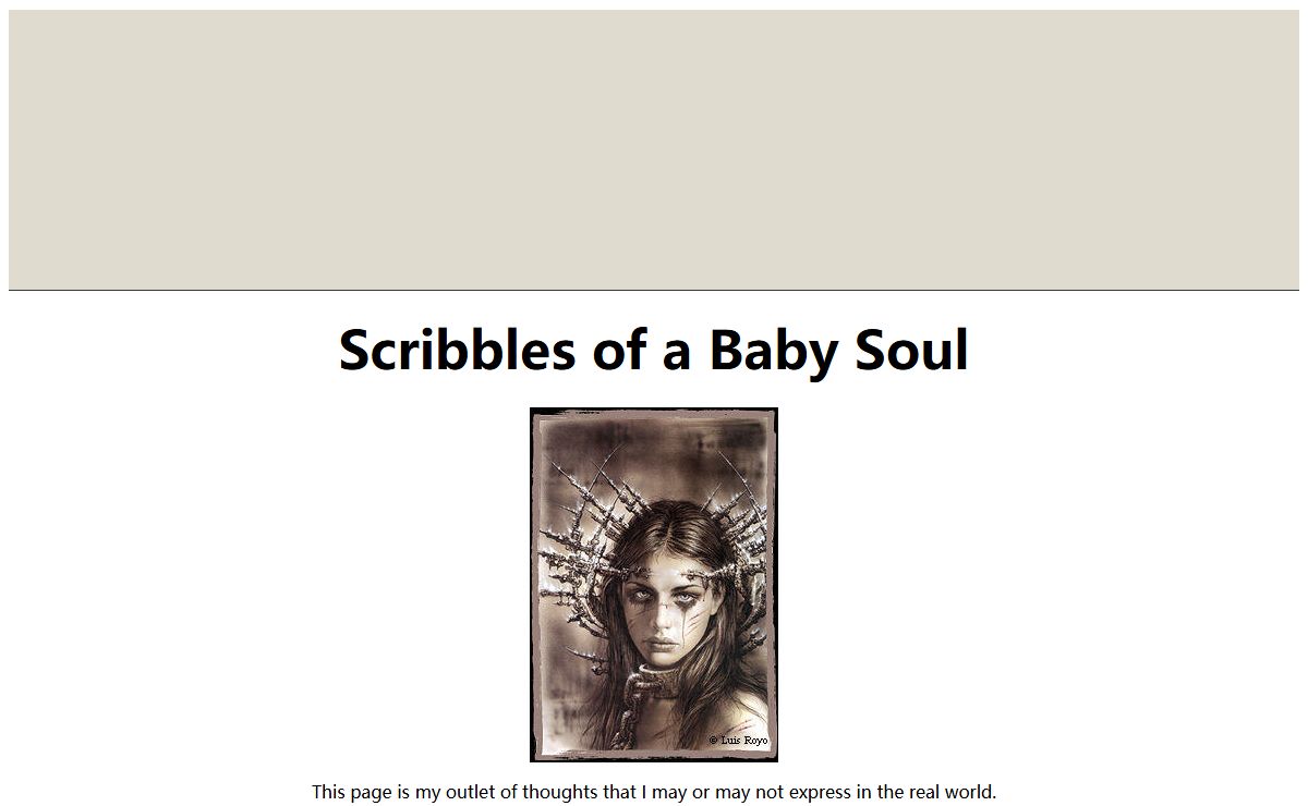 Scribbles of a Baby Soul