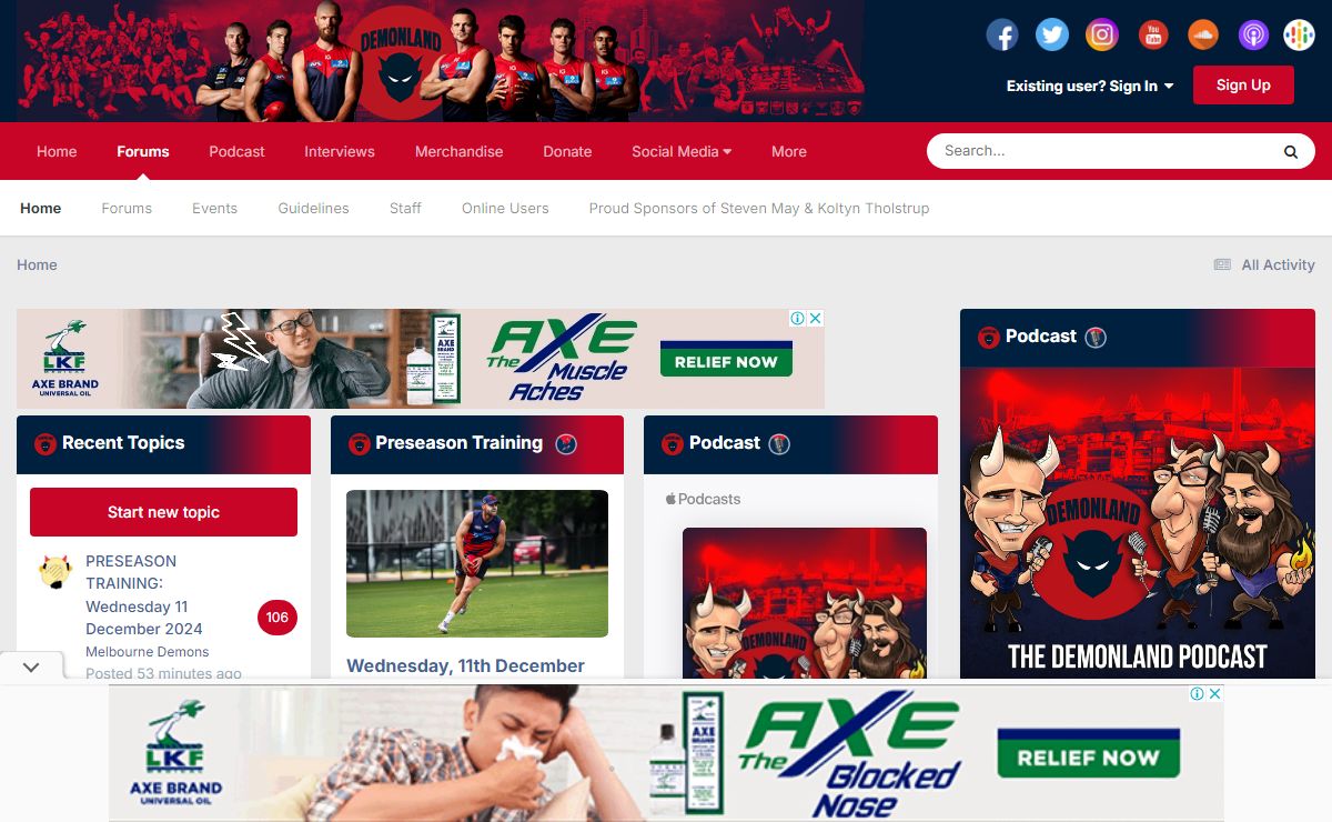 Demonland: Melbourne Demons Football Club