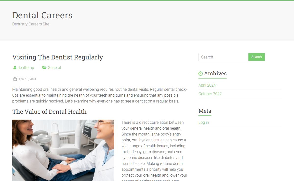 Dental Careers – Dentistry Careers Site