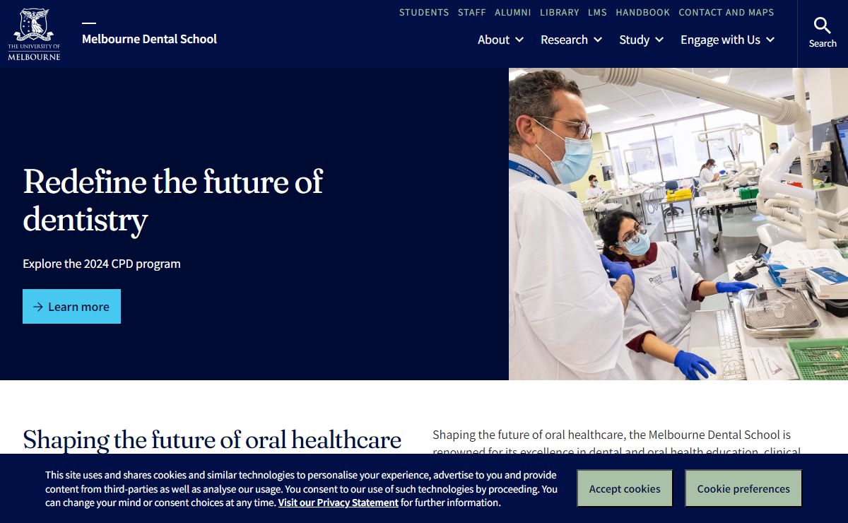 Study Dentistry at Melbourne Dental School | University of Melbourne