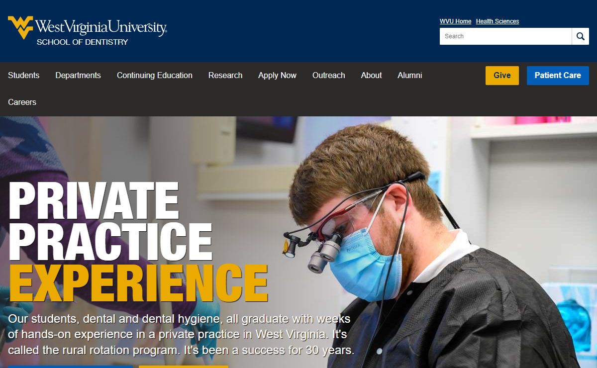 Home | School of Dentistry | West Virginia University