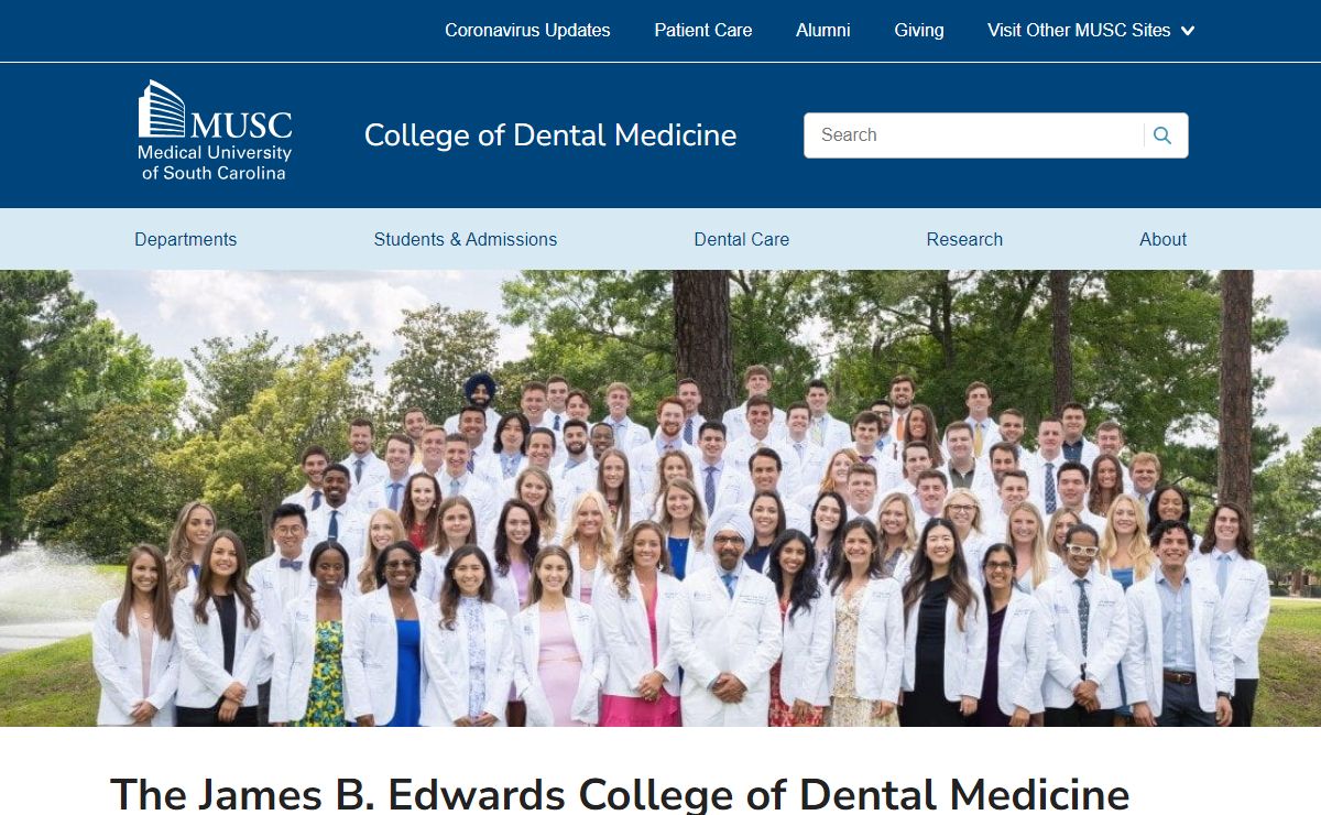 The James B. Edwards College of Dental Medicine | MUSC