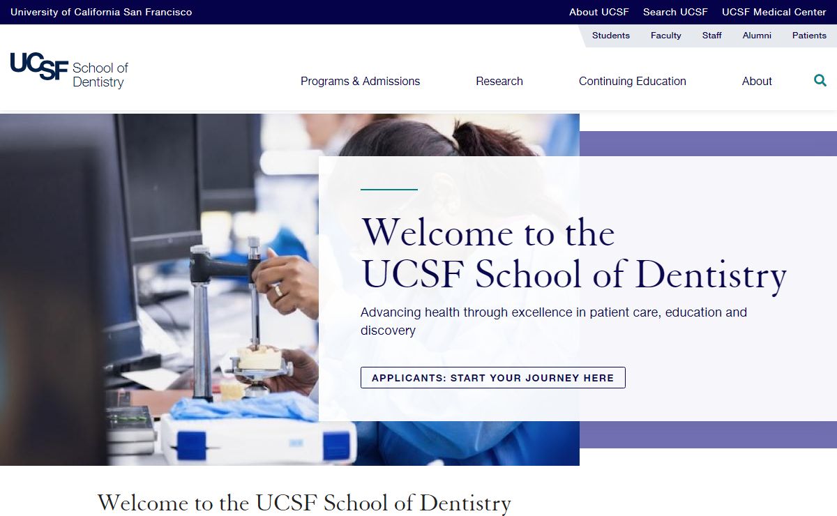 Home | School of Dentistry