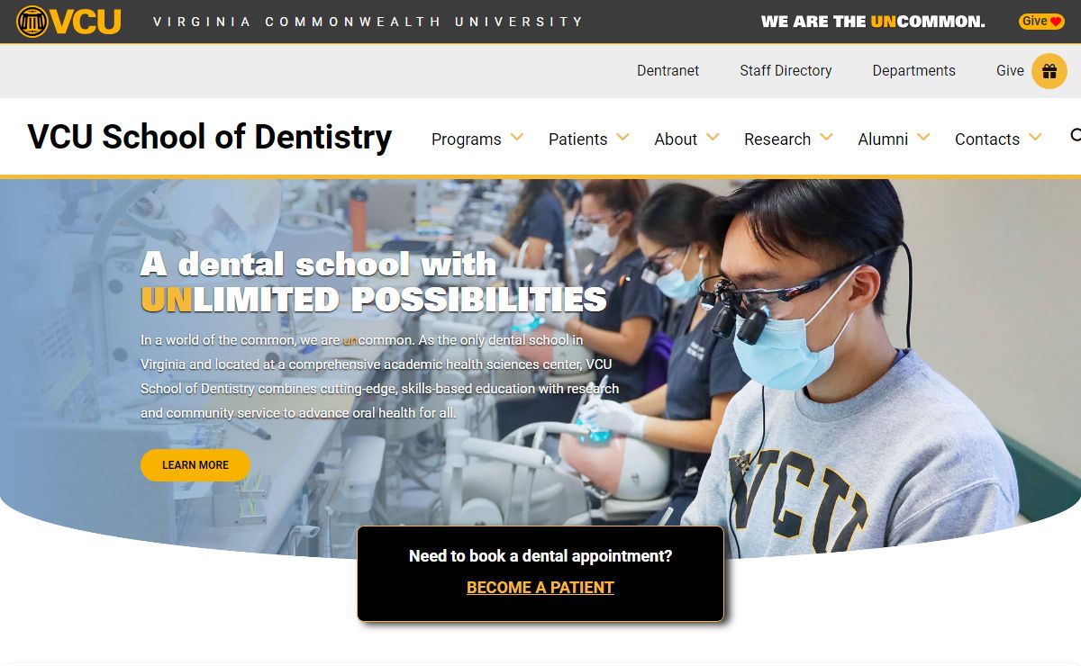 Dentistry - Virginia Commonwealth University