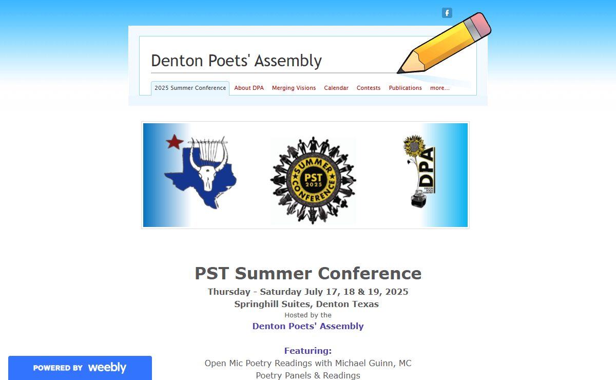 Denton Poets' Assembly - 2025 Summer Conference