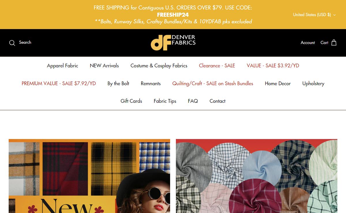 Denver Fabrics Online - Discount Designer Fabrics - DenverFabrics.com