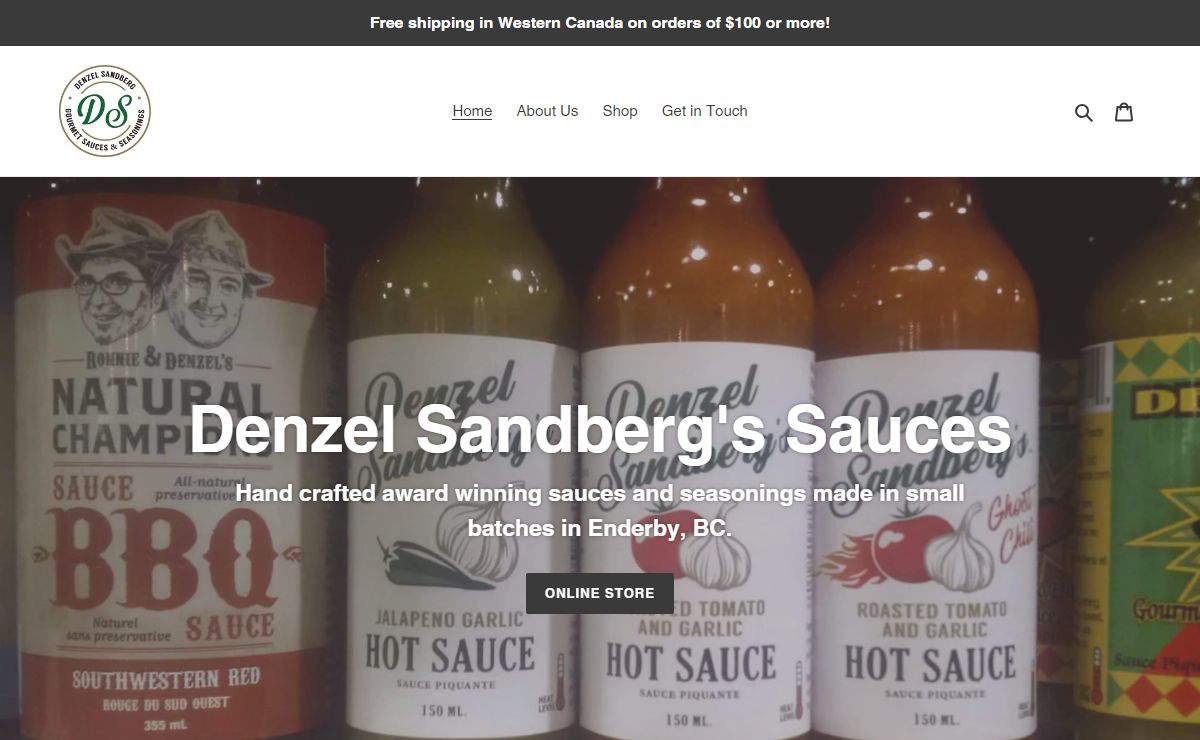 Denzel Sandberg's Sauces – Denzel Sandbergs Sauces