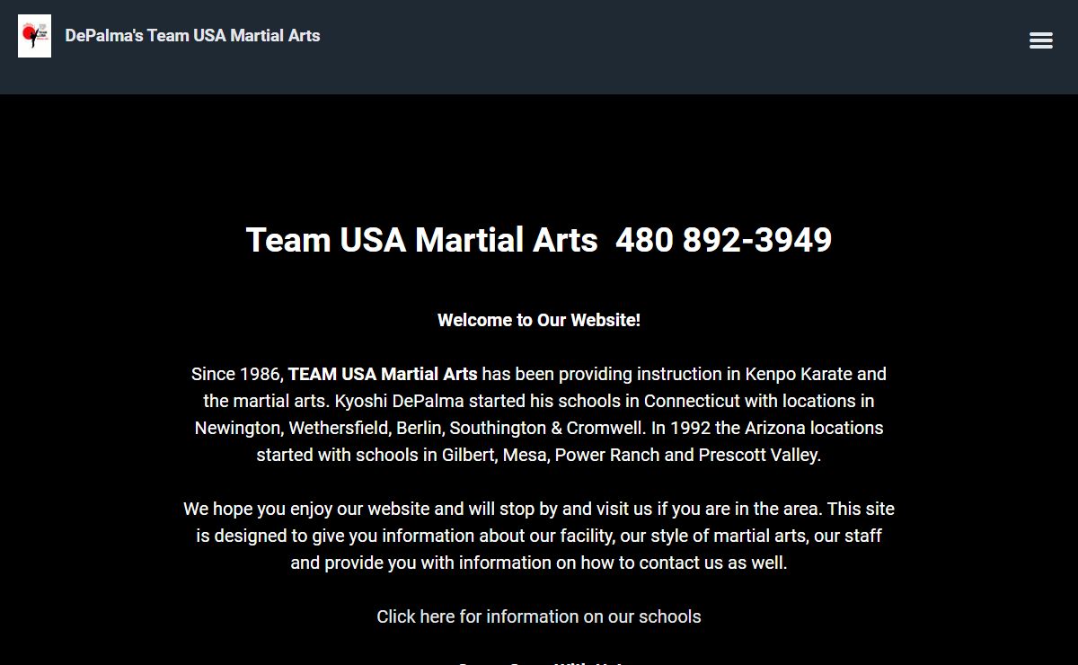 Home - DePalma's Team USA Martial Arts
