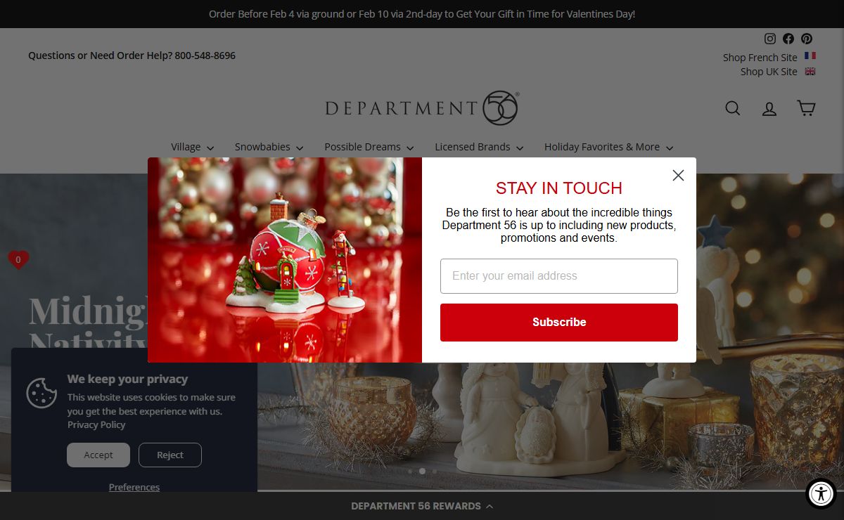 Department 56: Official Site for Christmas Villages, Snowbabies & More
