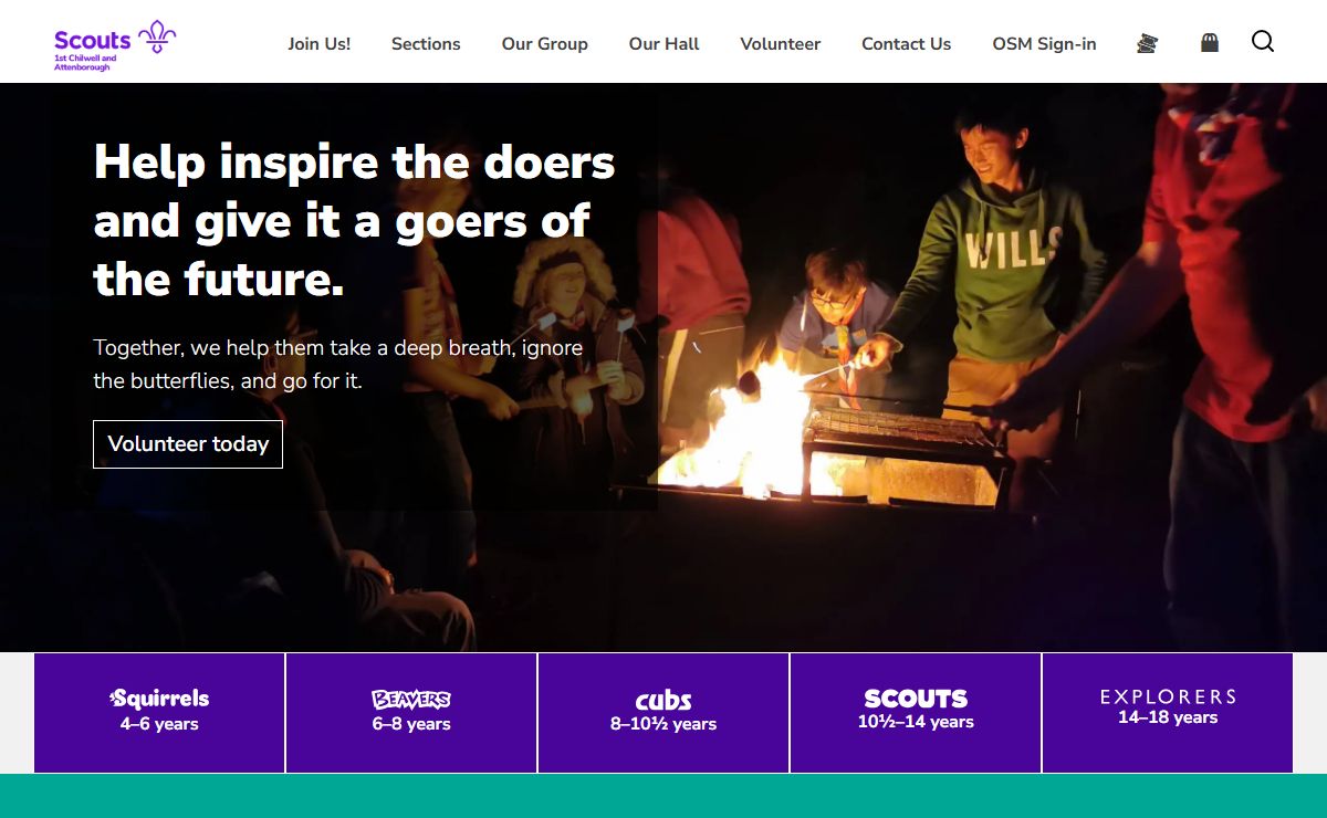 1st Chilwell and Attenborough Scouts – #SkillsForLife in Chilwell and Attenborough