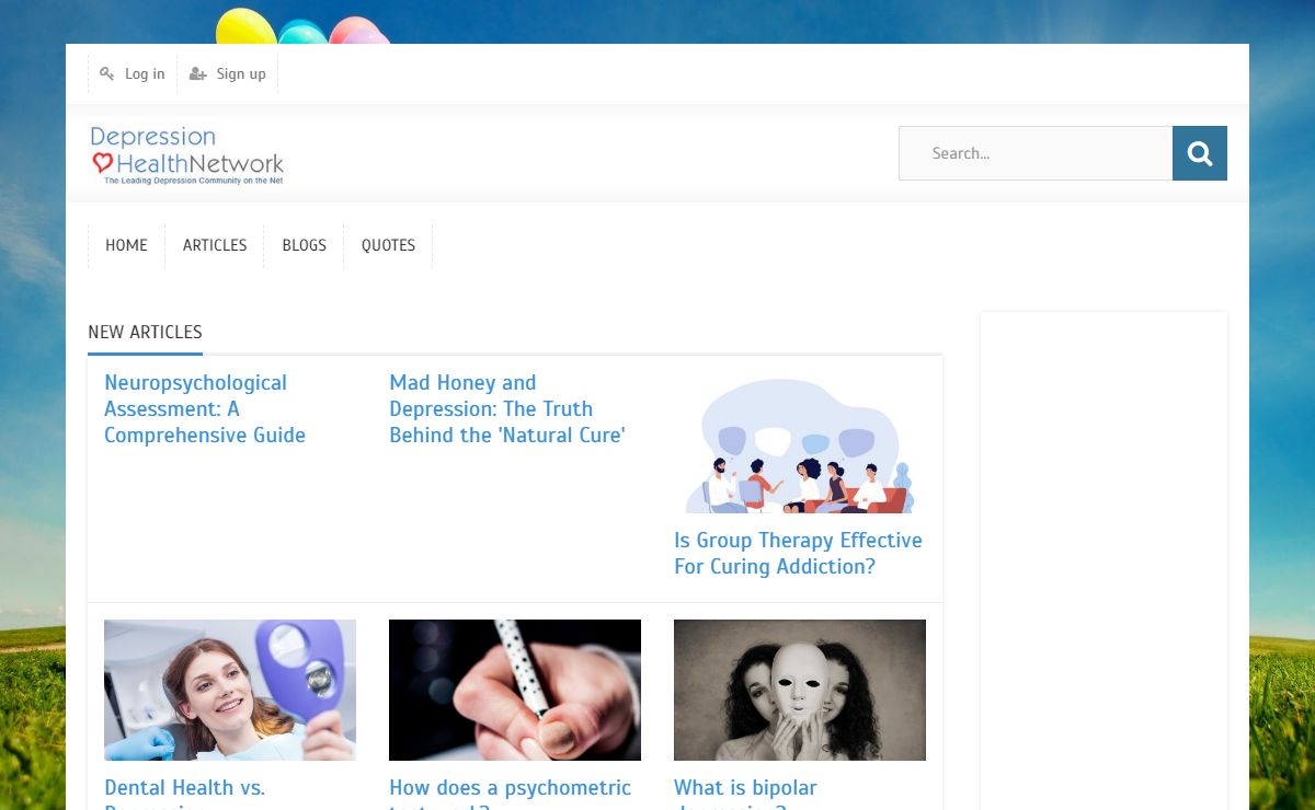Depression Health Network - Best Depression Support Group Online