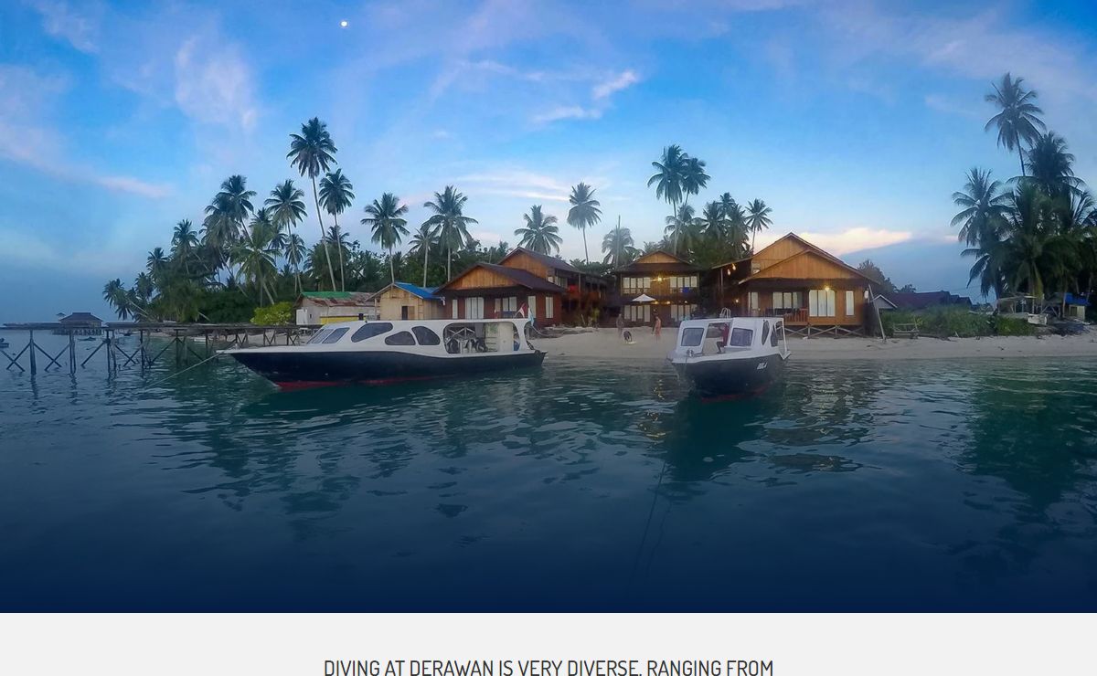 Derawan dive lodge-a cozy dive lodge in Derawan Island, East Kalimantan.