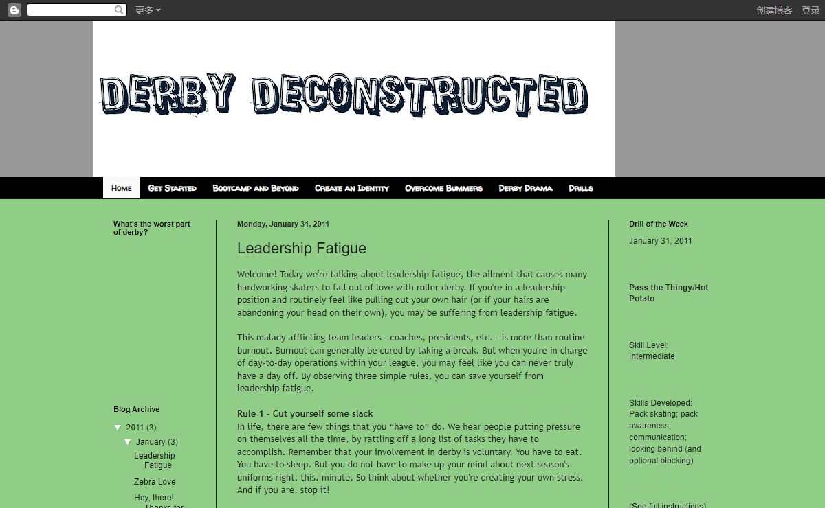 Derby Deconstructed