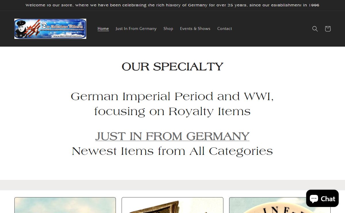 Derrittmeister Militaria - Der Rittmeister Militaria