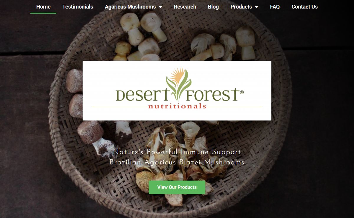 Home - Agaricus Mushrooms from Desert Forest