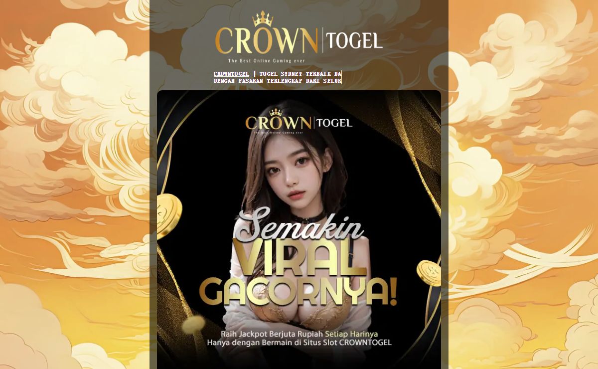 CROWNTOGEL ⚡ Situs Togel Sydney Jackpot 4D Terbaik dan Terpercaya