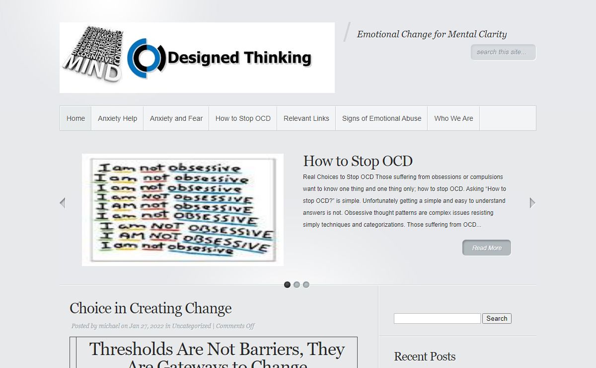 Designed Thinking | Emotional Change for Mental Clarity