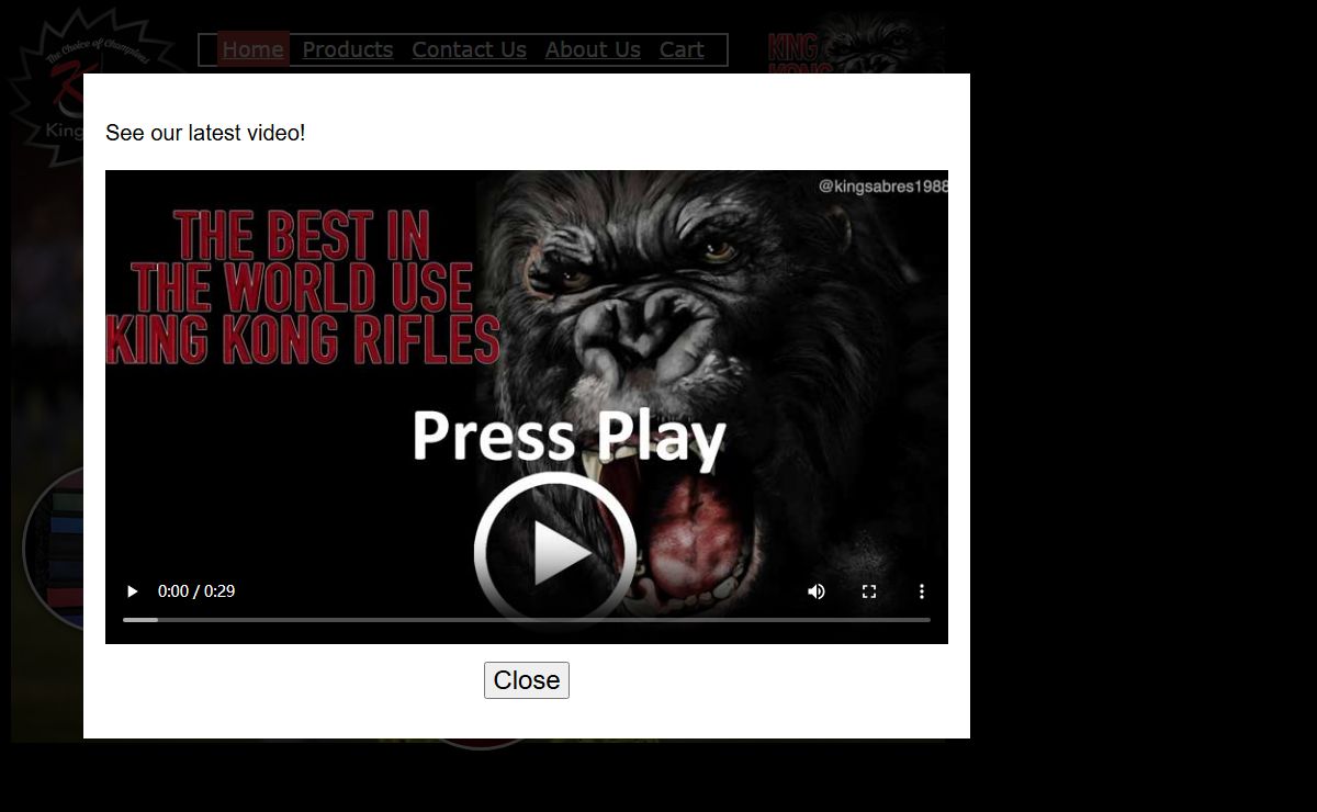 Designsbyking.com Home Page