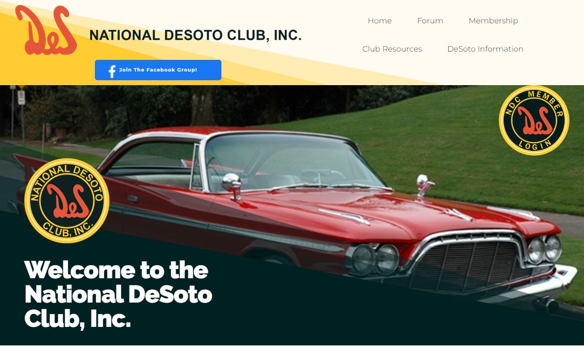 National DeSoto Club, Inc. – The Home For DeSoto Enthusiasts Around The World