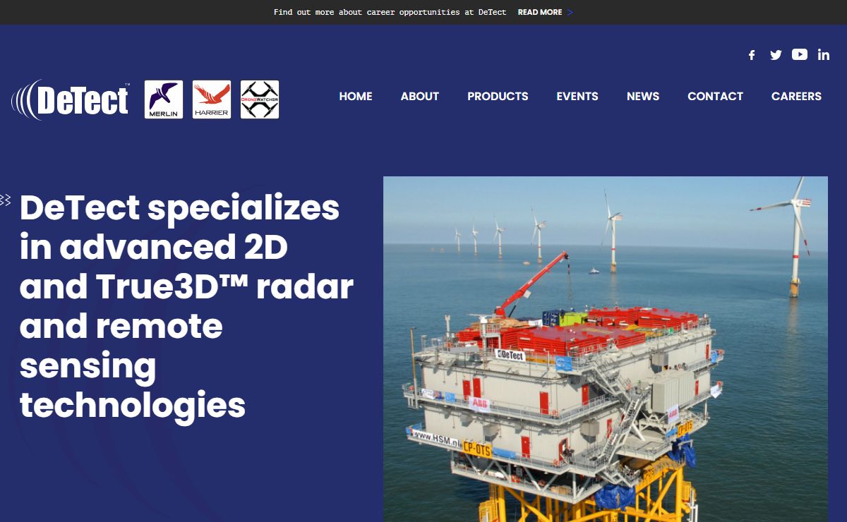 Radar Systems | MERLIN™ - HARRIER™ | DeTect, Inc