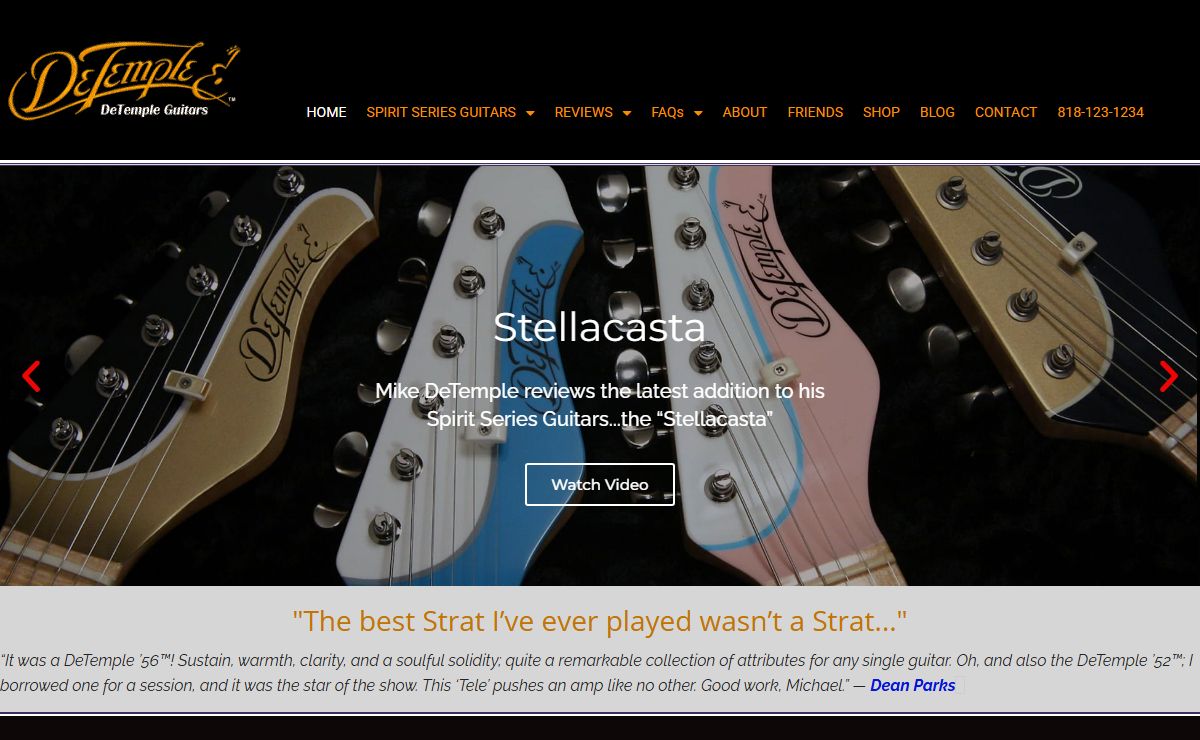 DeTemple Guitars – The Industry Standard Guitar