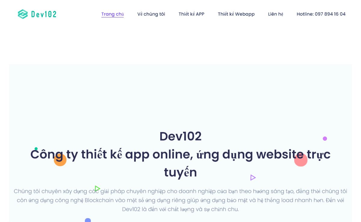 Dev102 – Giải pháp thiết kế chuyên nghiệp