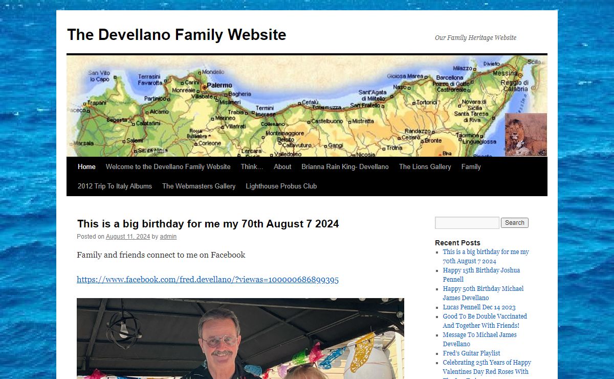 Devellano Family Heritage Website