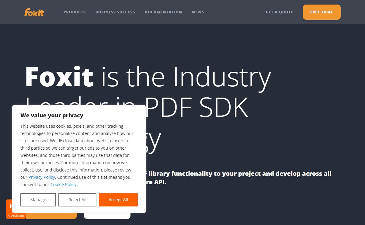 Foxit PDF SDK Libraries | All Platforms | PDF Viewing, Annotating